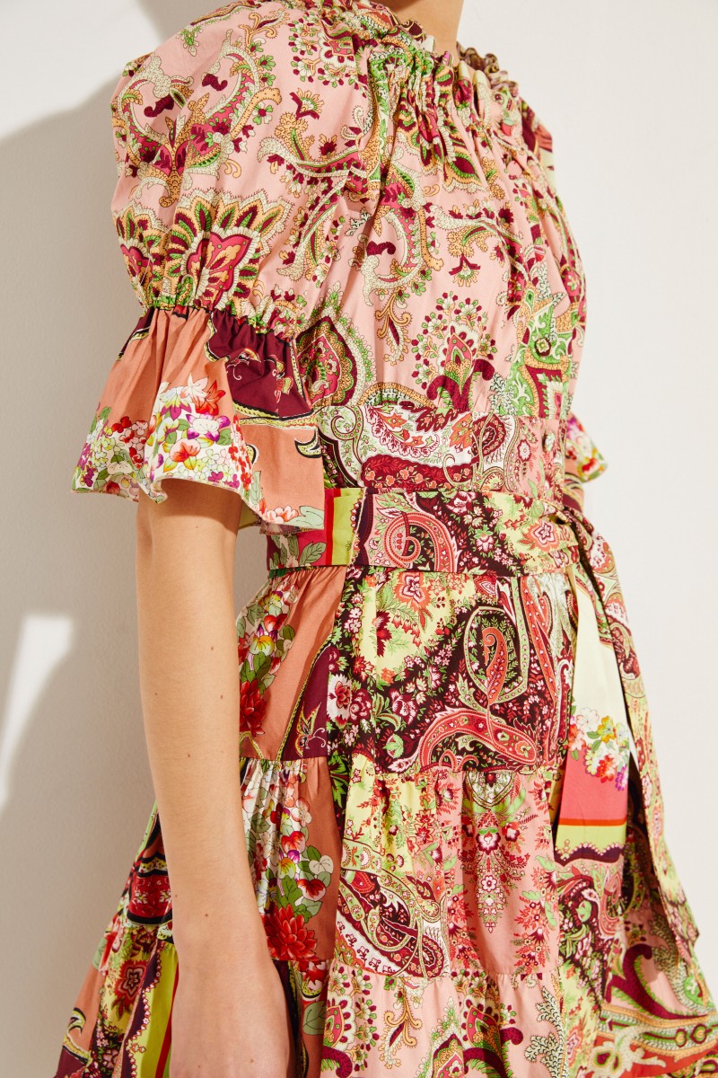 Gemustertes Kleid Multi