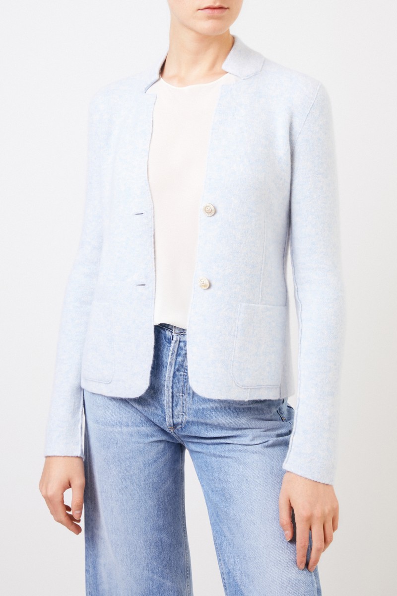 Iris von Arnim Doubleface Cashmere-Blazer 'Pacita' Hellblau