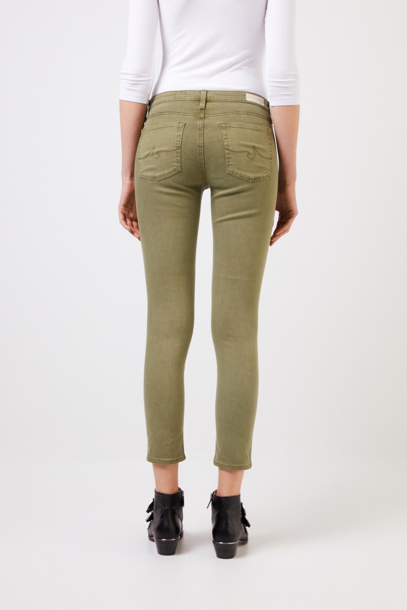 AG Jeans Skinny Jeans 'The Prima' Oliv