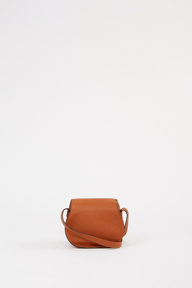 Chloé Umhängetasche 'Marcie Saddle Small' Tan