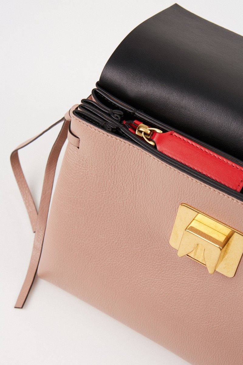 Valentino Schultertasche 'Vring' Rosé