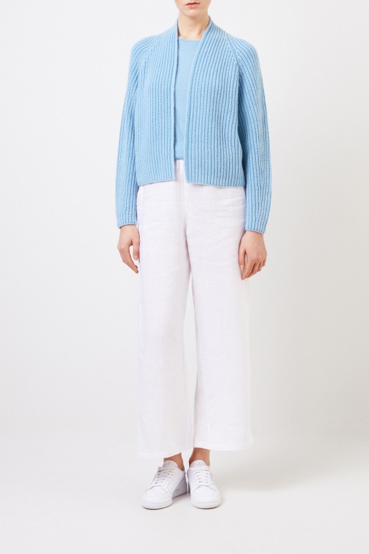 Feinstrick Cashmere-Pullover 'Ivastone' Sky Blue