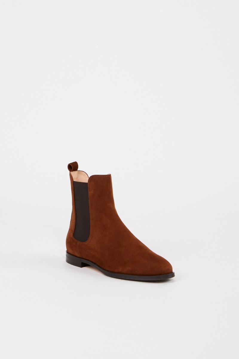 Unützer Leather suede Chelsea boot Brown
