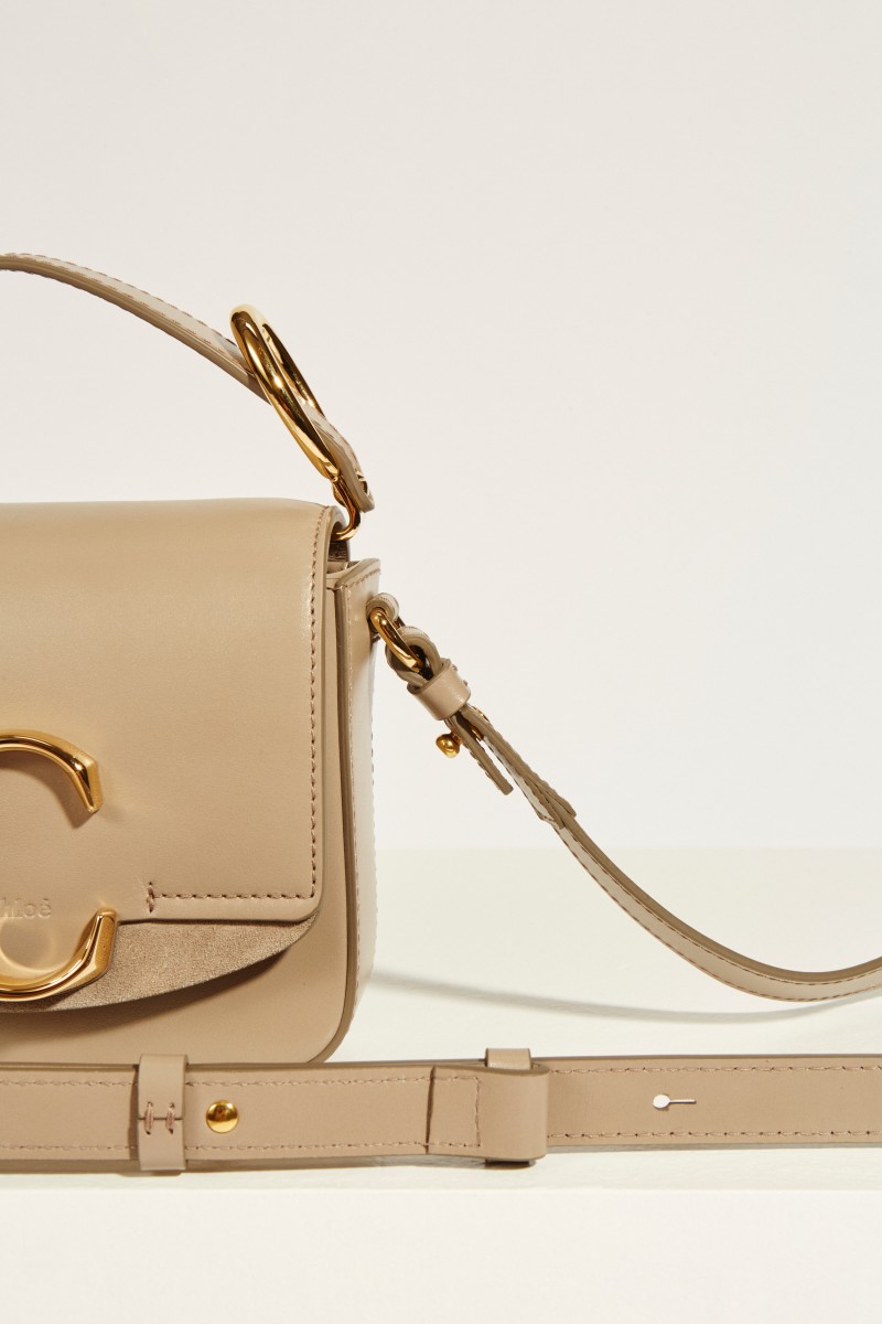 Tasche 'Chloé C Mini' Motty Grey