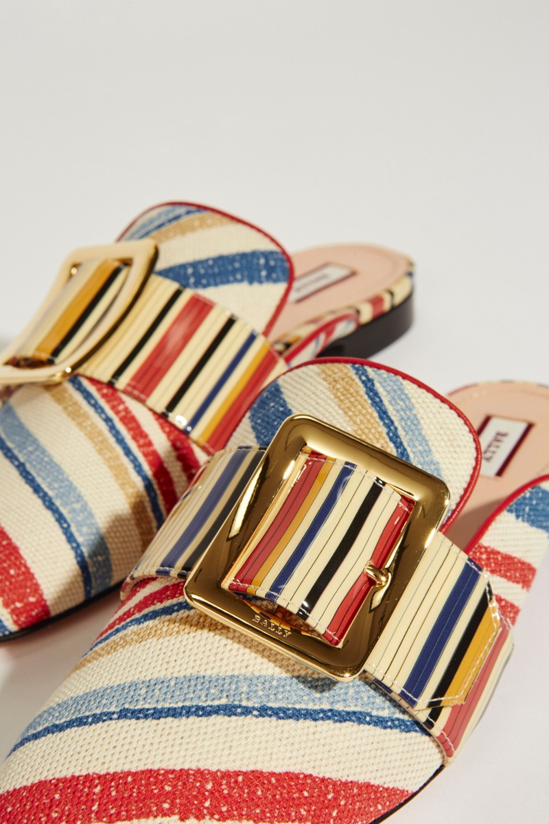 Leder-Mule 'Janesse' Multi