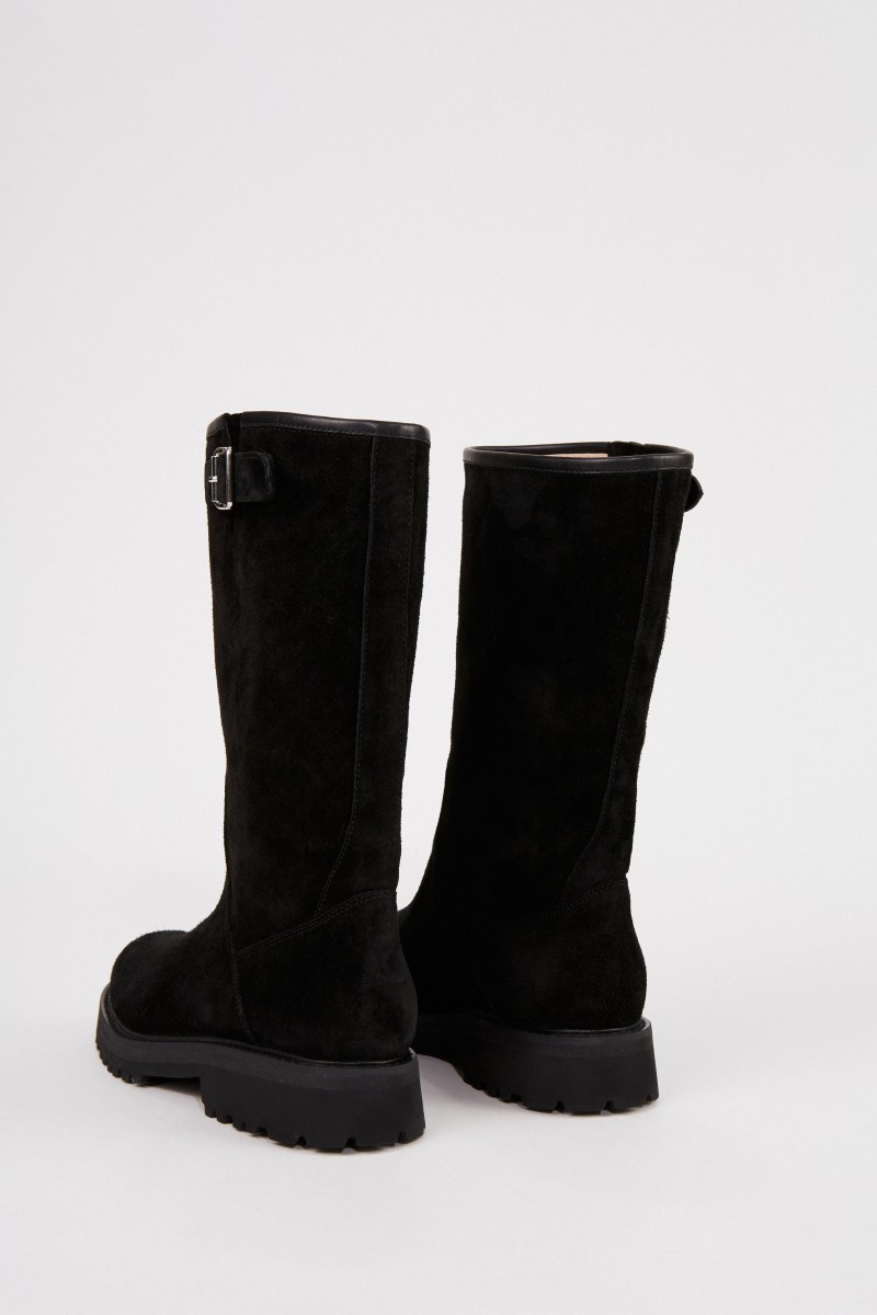 Unützer Halbhoher Stiefel Schwarz