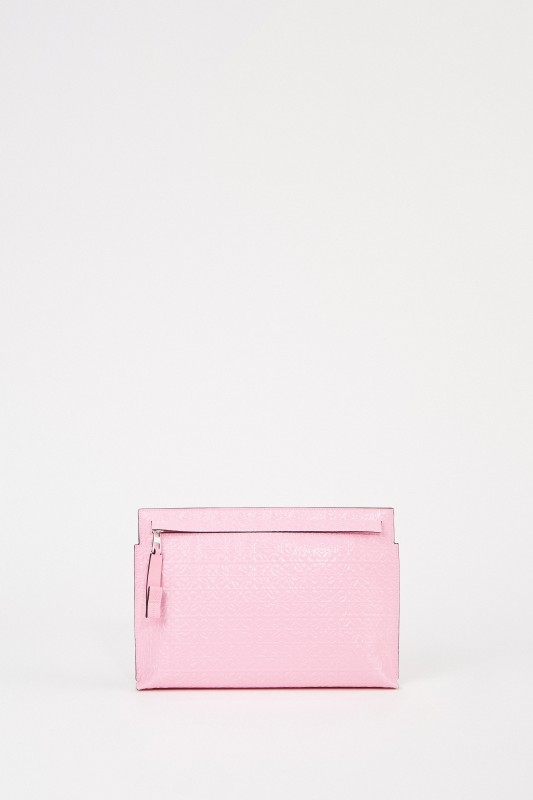Loewe Clutch 'Pouch Repeat'' mit Logo Pink