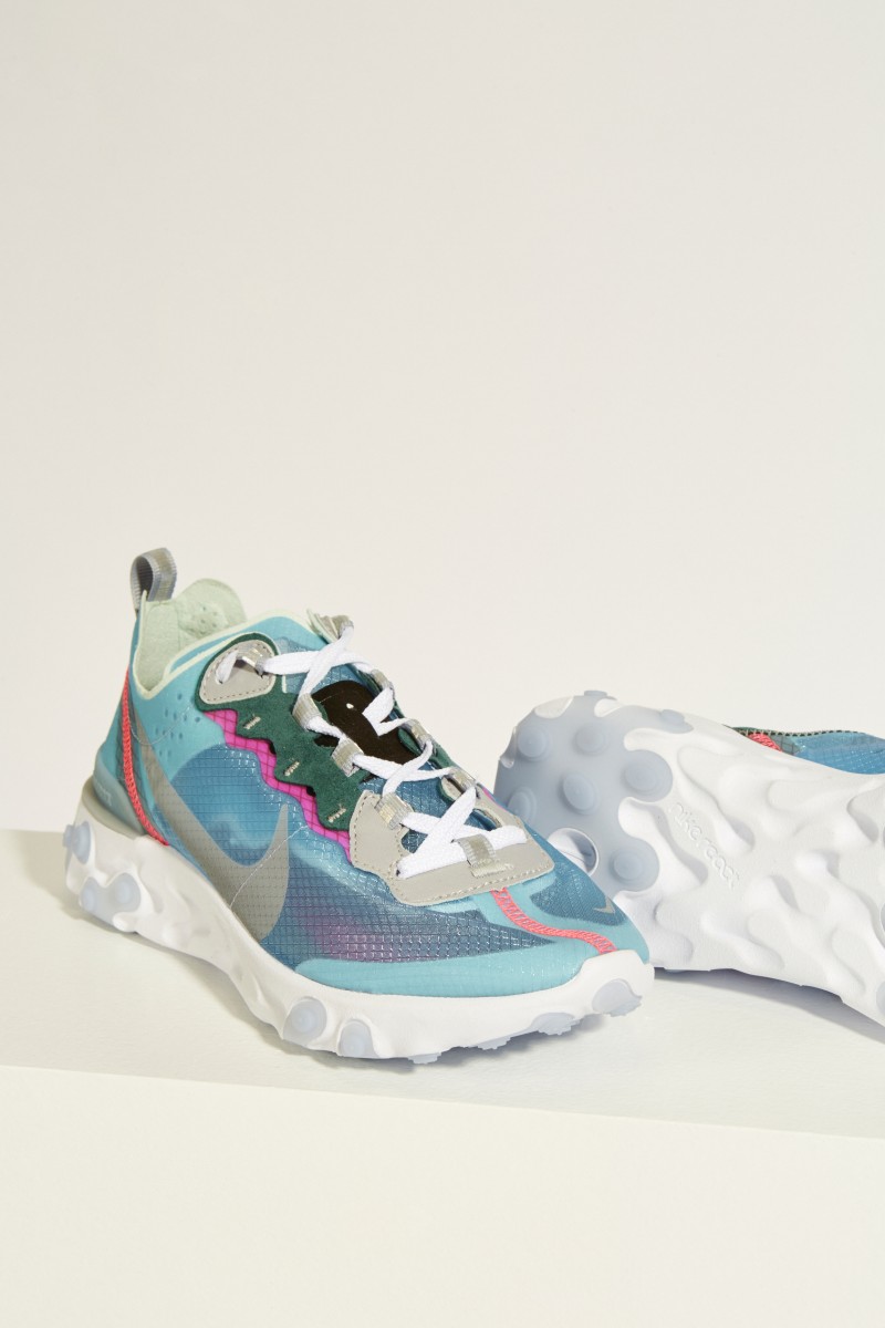 Sneaker 'React Element 87' Blau/Multi