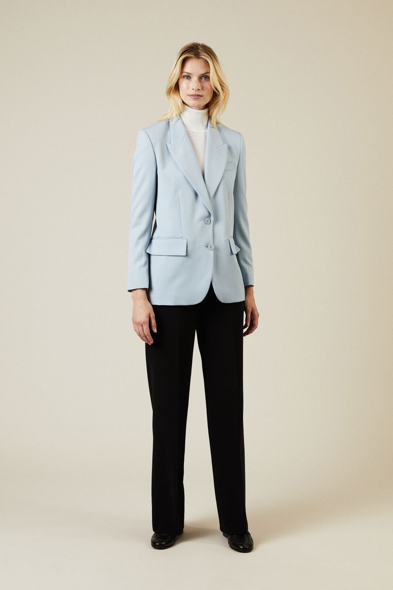 Wollblazer 'Ingrid' Blau