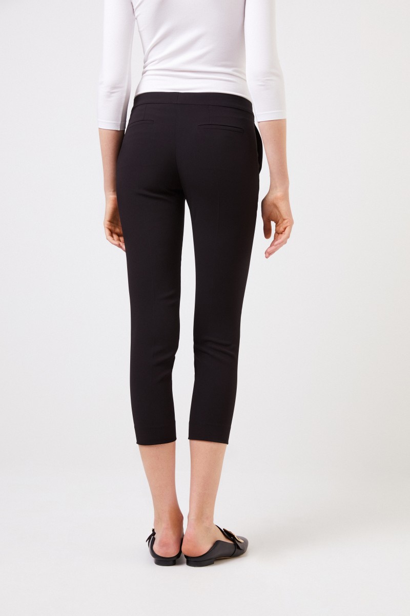 Chloé Klassische Bügelfaltenhose Schwarz