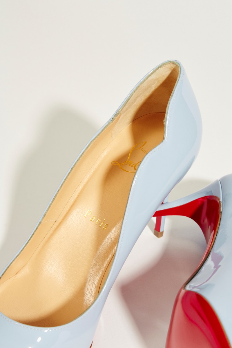 Lackleder-Pump 'Hot Chic 85' Blau