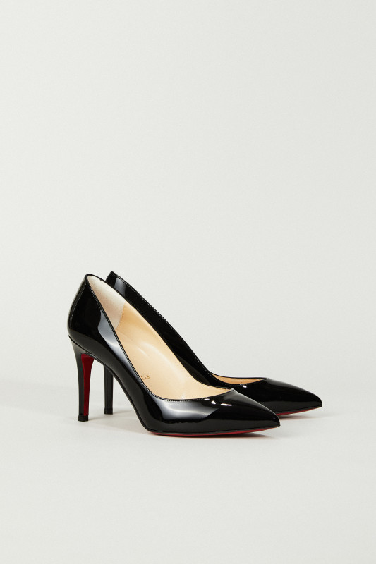Lackleder-Pump 'Pigalle 85' Schwarz
