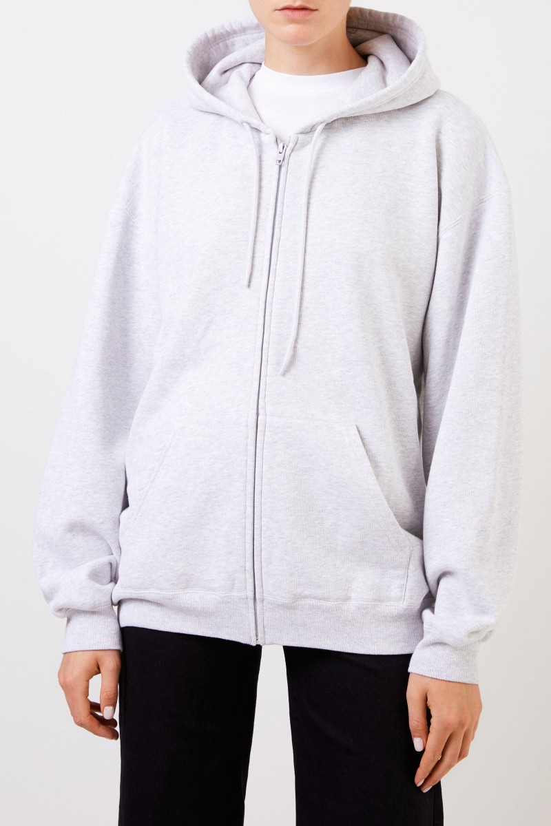 Balenciaga Sweatshirt mit Kapuze Grau/Schwarz