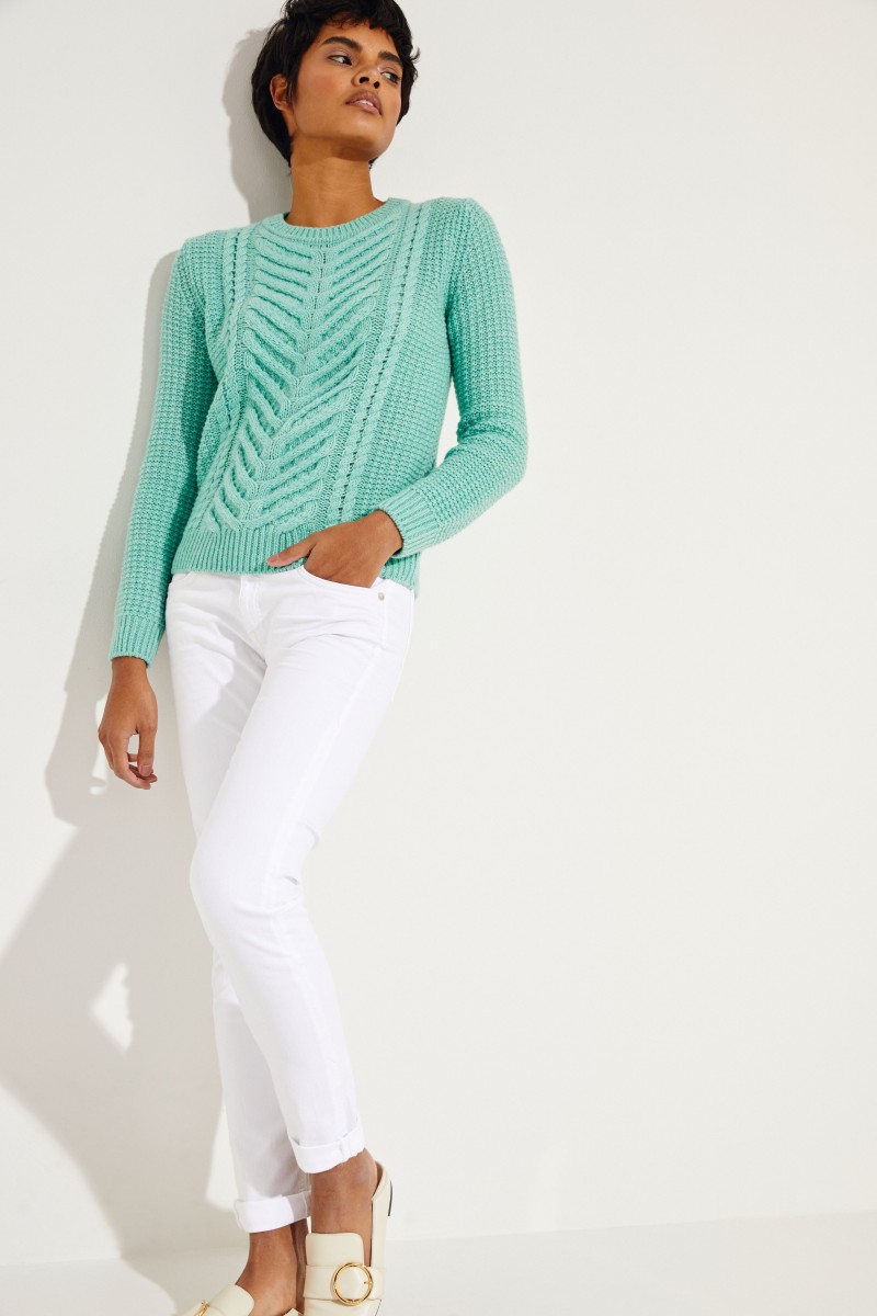 Cashmere-Pullover 'Beverly' Minze