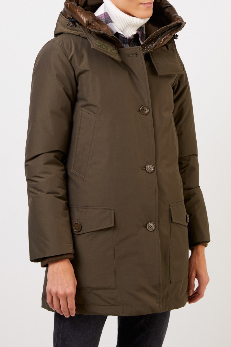 Woolrich Daunen-Parka 'Arctic Parka' mit Kapuze Khaki