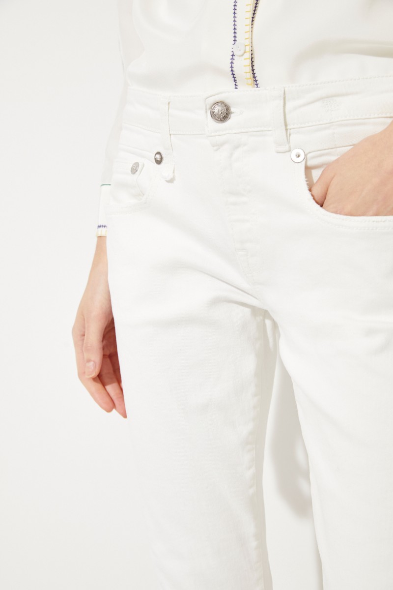 Jeans 'Boy Skinny' Crèmeweiß