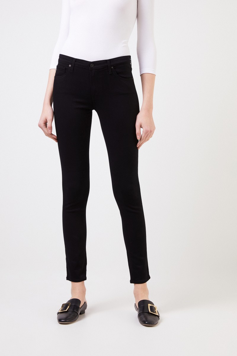 AG Jeans Cigarette Leg Jeans 'The Prima' Schwarz