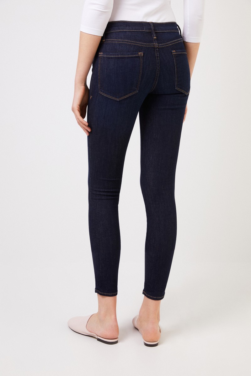 Frame Skinny Jeans 'Le Skinny De Jeanne' Marineblau