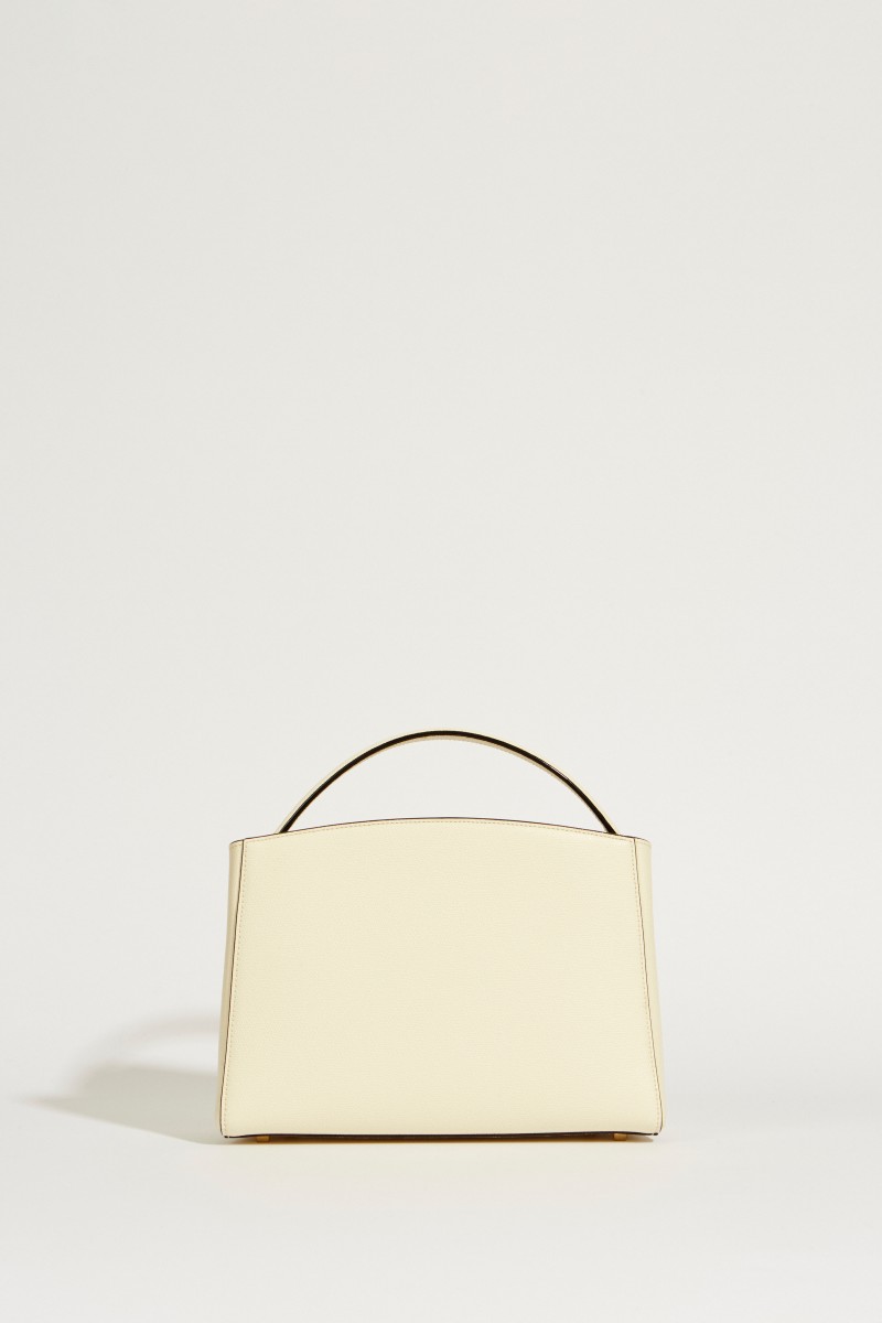 Leder-Tasche 'Brera Medium' Crème
