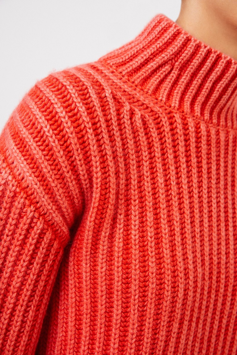 Iris von Arnim Cashmere-Pullover 'Savrine' mit Turtleneck Granat