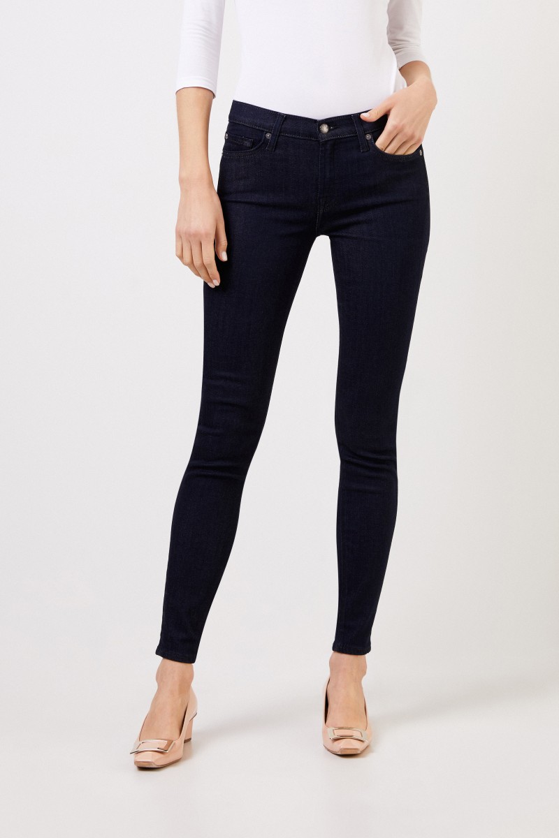 7 for all mankind Skinny Jeans 'The Skinny' Dunkelblau