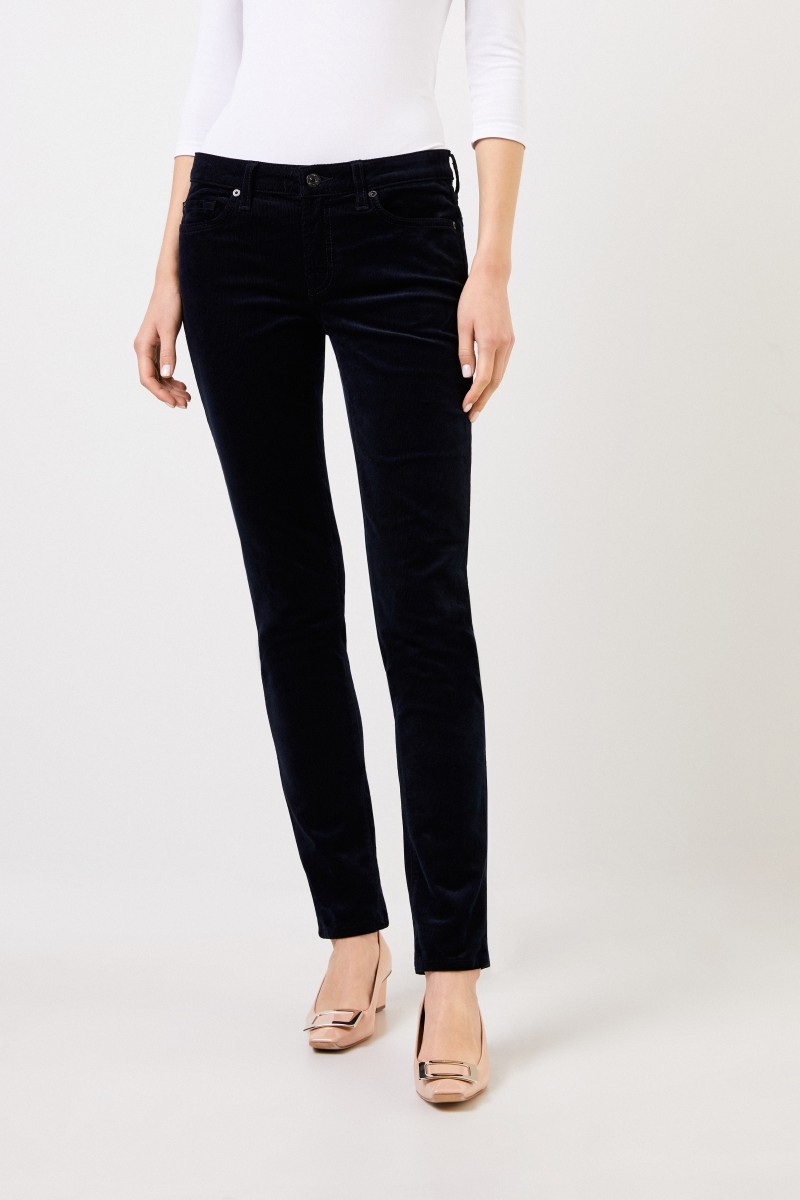 7 for all mankind Cord-Jeans 'Pyper' Dunkelblau