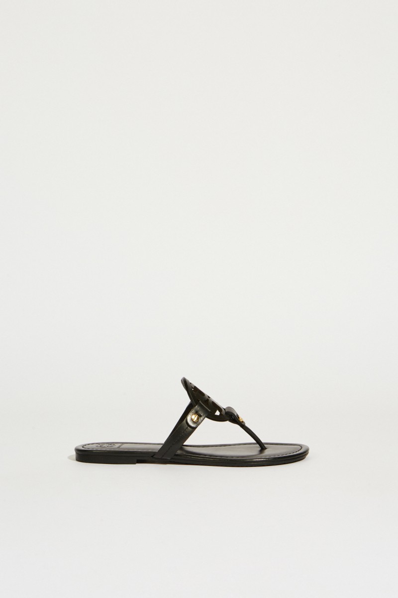 Flip-Flop 'Miller' mit Logo Schwarz