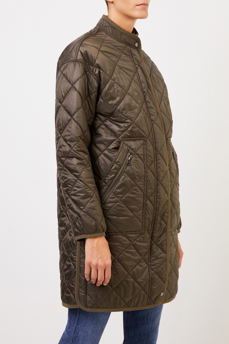 Army by Yves Salomon 2 in1 Parka mit Pelzkragen Khaki