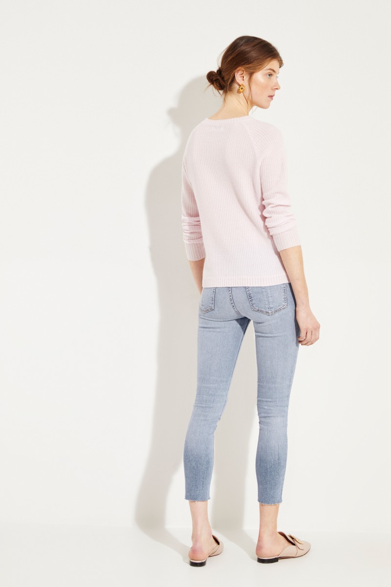 Cashmere-Pullover Rosé