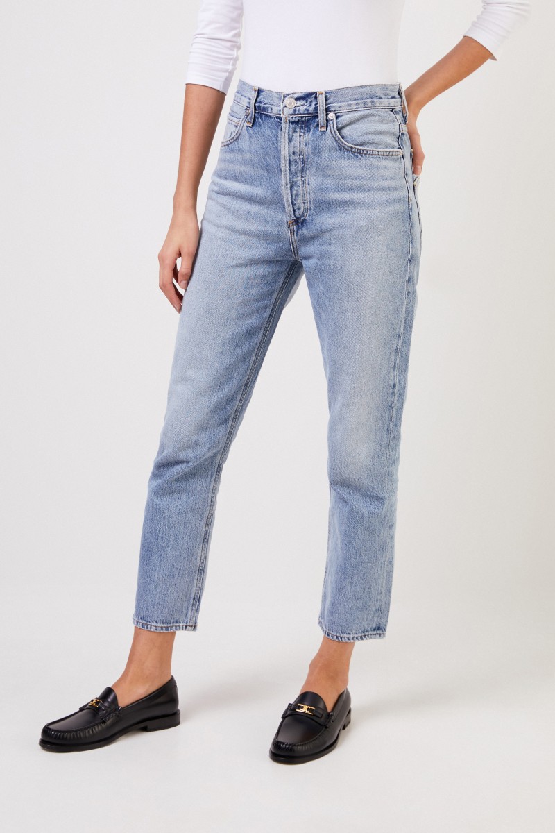 Jeans 'Riley Double-Pocket' Blau
