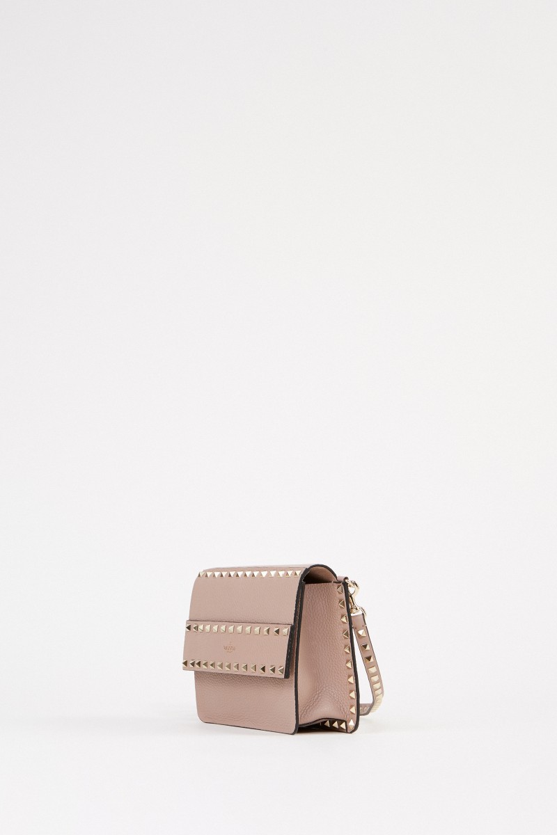 Valentino Clutch mit Nieten-Details Rosé