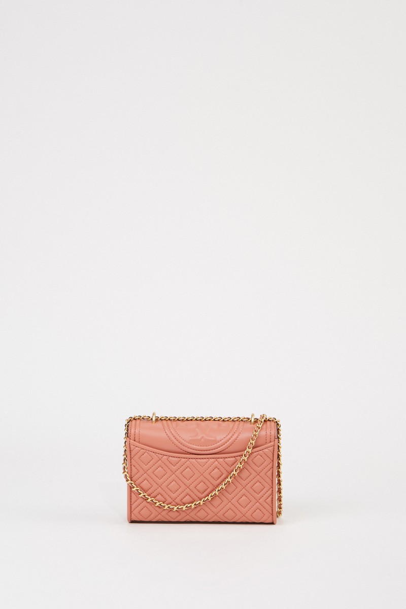 Tory Burch Umhängetasche 'Fleming Small' Rosenholz