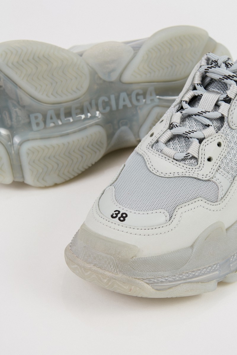 Sneaker 'Triple S' Grau