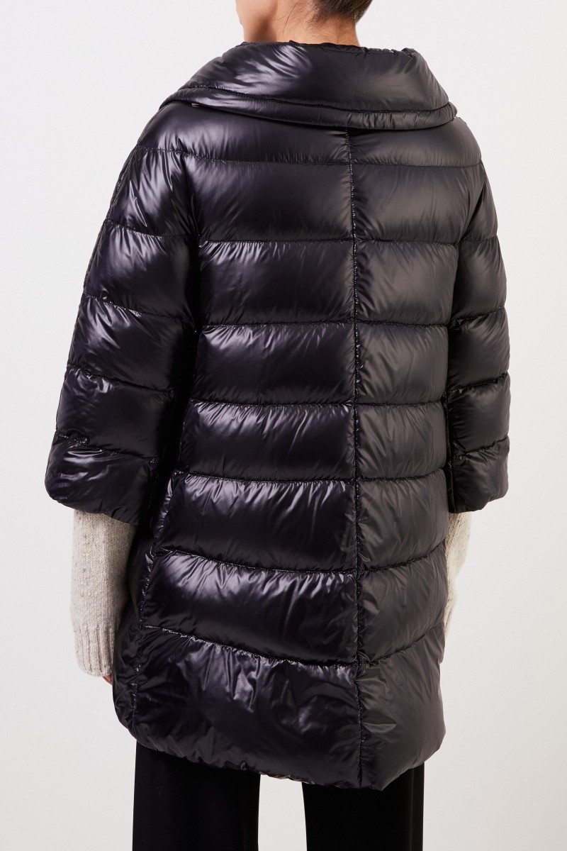 Herno Daunenjacke mit verkürzten Ärmel Marinenblau