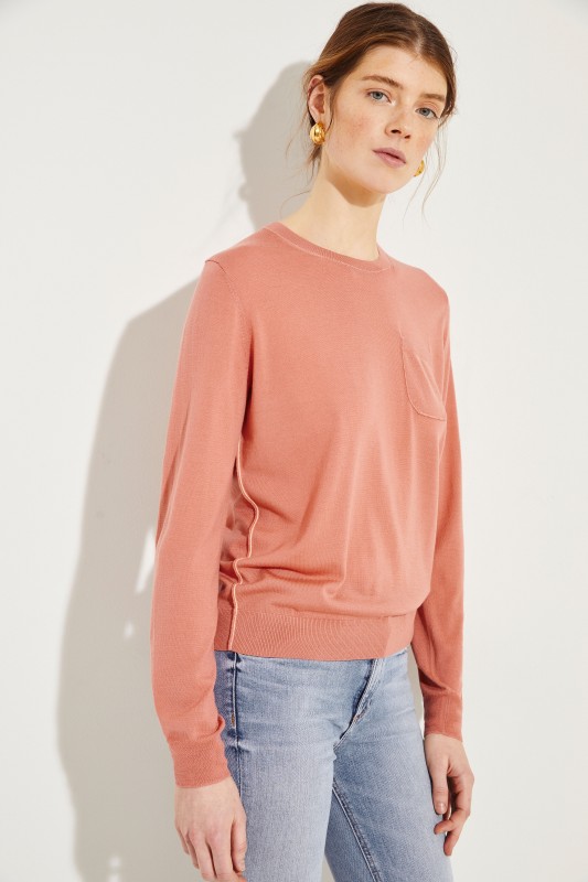 Woll-Pullover Rosenholz