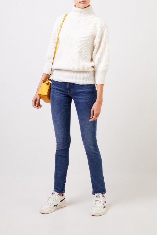 7 for all mankind Skinny-Jeans 'Pyper' Blau