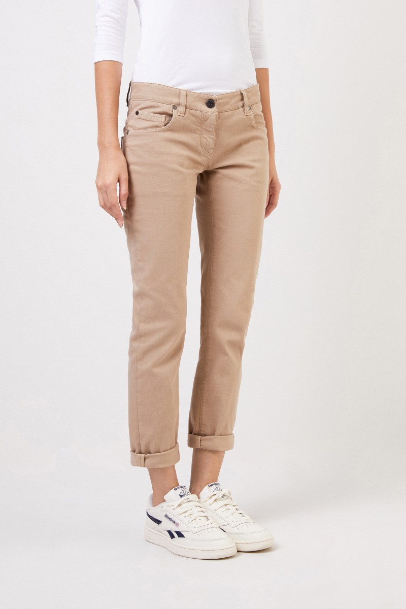 Slim Fit Jeans Sand