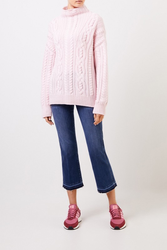 7 for all mankind Bootcut-Jeans 'Cropped Boot' Blau