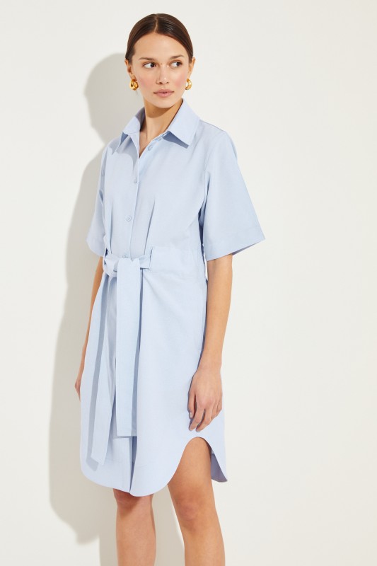Hemdblusenkleid 'Della' Blau