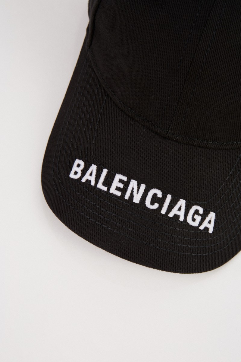 Balenciaga Cap mit Logo-Schriftzug Schwarz