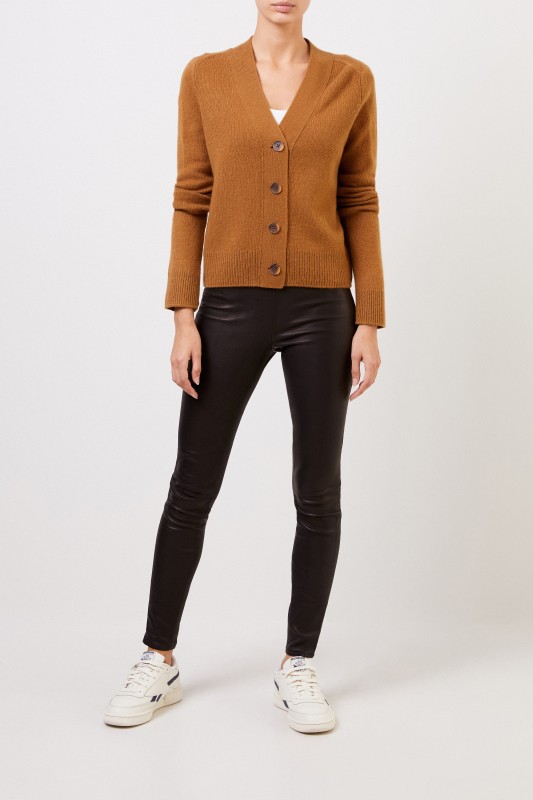 J Brand Lederleggings Schwarz