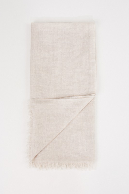 Brunello Cucinelli Cashmere-Seiden-Schal Beige