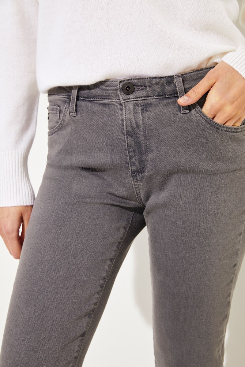 Straight Leg Jeans 'The Harper' Grau