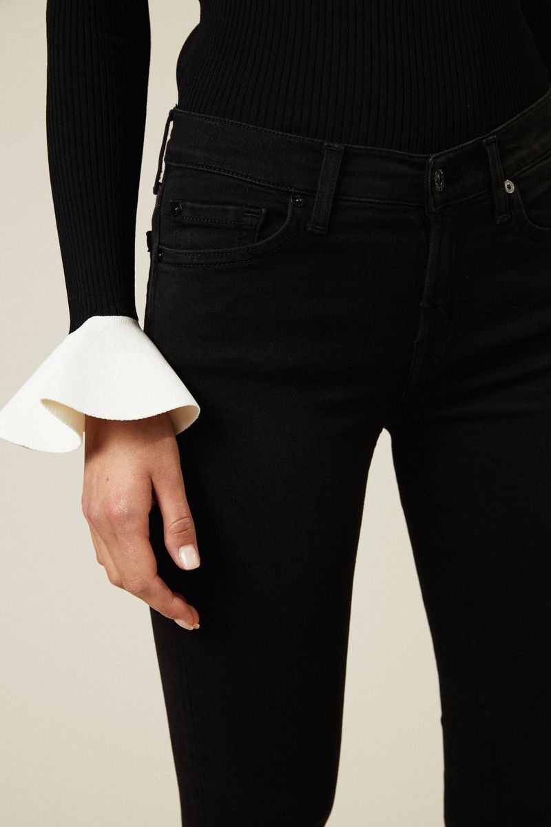 Jeans 'The Skinny Slim Illusion' Schwarz