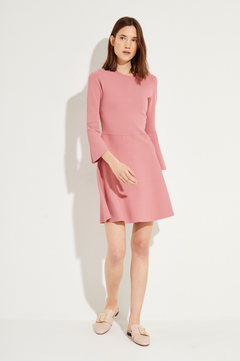 Strick-Kleid Rosé
