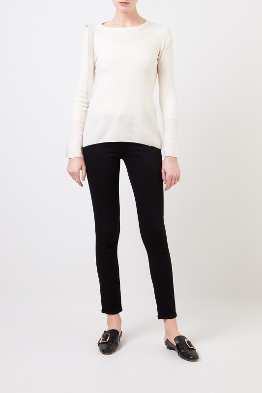 AG Jeans Cigarette Leg Jeans 'The Prima' Schwarz