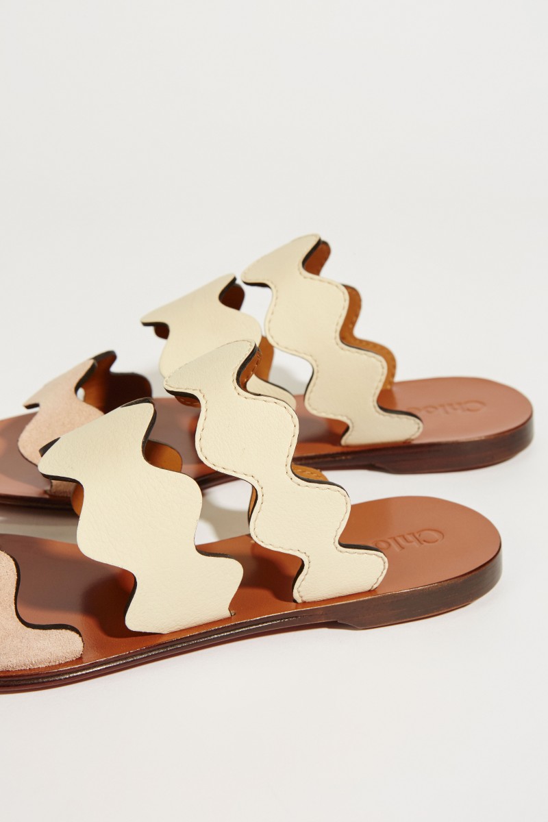 Ledersandalen Bambi Dots