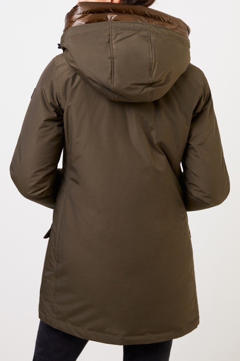 Woolrich Daunen-Parka 'Arctic Parka' mit Kapuze Khaki