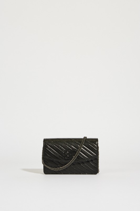 Umhängetasche mit Logo 'BB Wallet' Schwarz