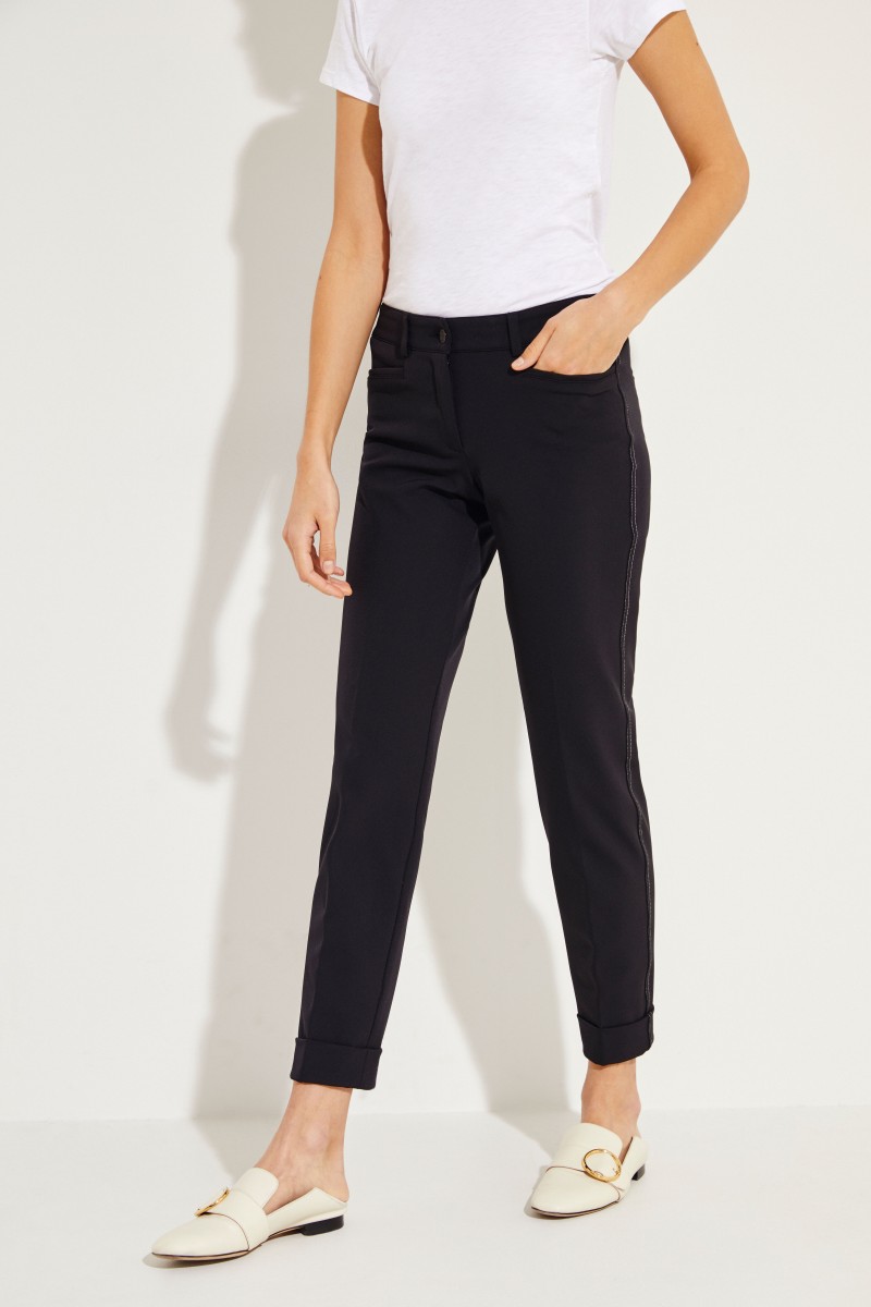Klassische Hose 'Renira' Schwarz